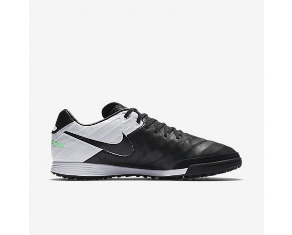Chaussure Nike Tiempo Mystic V Tf Pour Homme Football Noir/Blanc/Vert Electro/Noir_NO. 819224-002