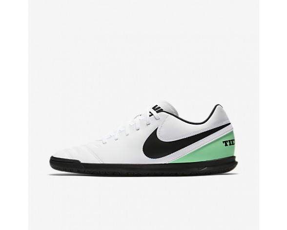 Chaussure Nike Tiempo Rio Iii Ic Pour Homme Football Blanc/Vert Electro/Noir_NO. 819234-103