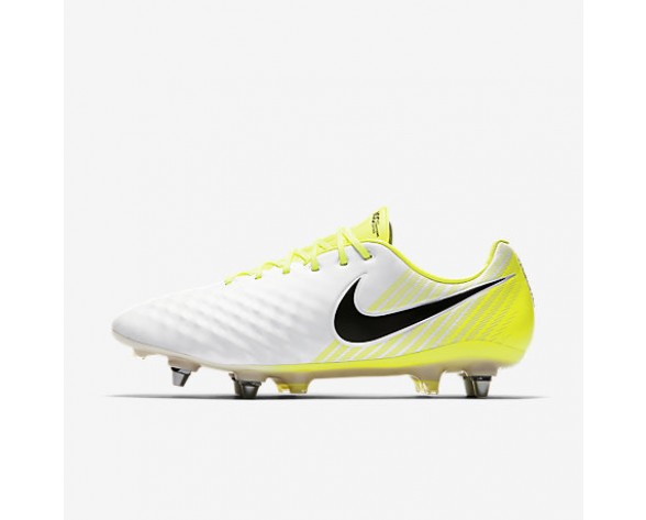 Chaussure Nike Magista Opus Ii Sg-Pro Pour Homme Football Blanc/Volt/Gris Loup/Noir_NO. 844597-107