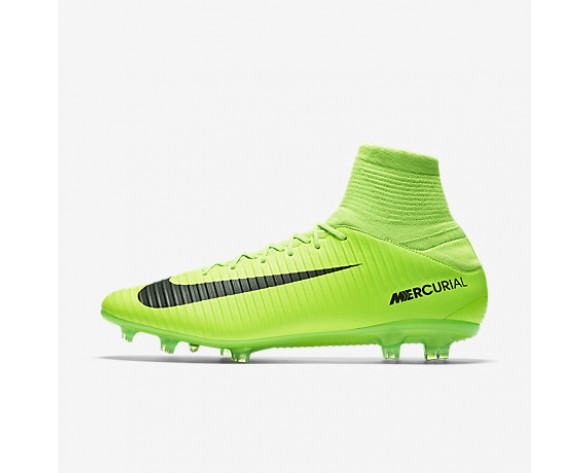 Chaussure Nike Mercurial Veloce Iii Dynamic Fit Fg Pour Homme Football Vert Électrique/Citron Flash/Blanc/Noir_NO. 831961-303