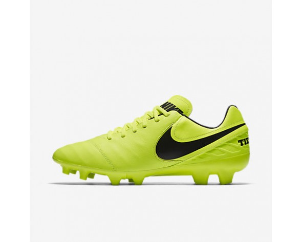Chaussure Nike Tiempo Mystic V Fg Pour Homme Football Volt/Volt/Noir_NO. 819236-707