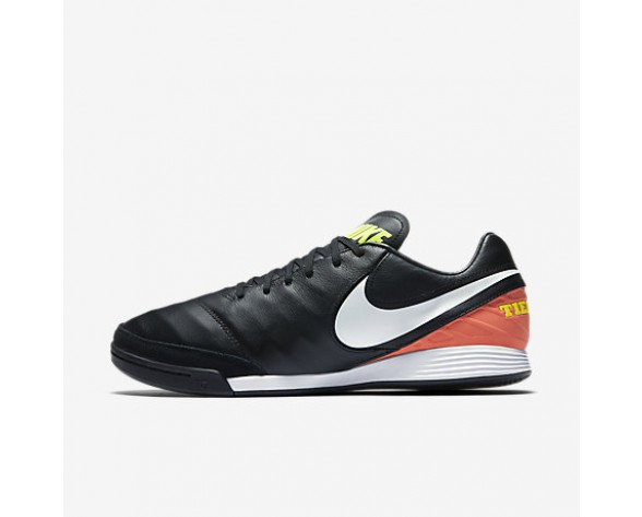 Chaussure Nike Tiempo Mystic V Ic Pour Homme Football Noir/Hyper Orange/Volt/Blanc_NO. 819222-018
