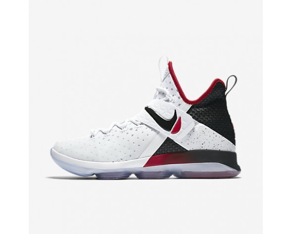 Chaussure Nike Lebron Xiv Pour Homme Basketball Blanc/Rouge Université/Noir_NO. 852405-103