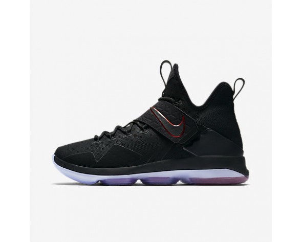 Chaussure Nike Lebron Xiv Pour Homme Basketball Noir/Rouge Université/Noir_NO. 852405-004