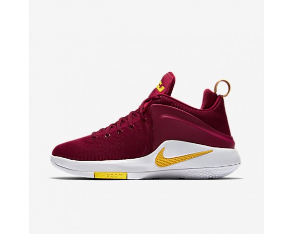 Chaussure Nike Lebron Witness Pour Homme Basketball Rouge Équipe/Blanc/Or Université_NO. 852439-601