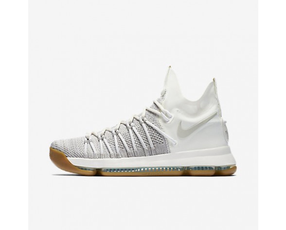 Chaussure Nike Zoom Kd 9 Elite Pour Homme Basketball Gris Pâle/Ivoire/Gris Pâle_NO. 878637-001