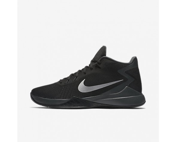 Chaussure Nike Zoom Evidence Pour Homme Basketball Noir/Anthracite/Gris Loup/Argent Métallique_NO. 852464-001