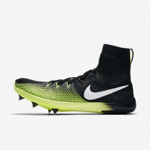 Chaussure Nike NIKE ZOOM VICTORY 4 XC Femme CHAUSSURE DE COURSE À POINTES MIXTE Noir/Volt/Anthracite/Blanc_NO. 878804-017