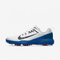 Chaussure NIKE LUNAR COMMAND 2 CHAUSSURE DE GOLF POUR HOMME Blanc/Bleu geai/Rouge solaire/Marine arsenal 849968-103
