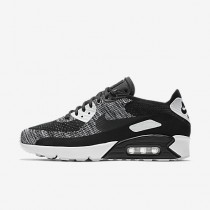 Chaussure Nike Air Max 90 Ultra 2.0 Flyknit Pour Homme Lifestyle Noir/Blanc/Noir_NO. 875943-001