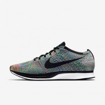 Chaussure Nike Flyknit Racer Pour Homme Lifestyle Vert Impact/Bleu Lagon/Rose Framboise/Noir_NO. 526628-304