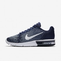 Chaussure Nike Air Max Sequent 2 Pour Homme Lifestyle Bleu Binaire/Bleu Lune/Bleu Arsenal Clair/Blanc_NO. 852461-400