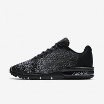 Chaussure Nike Air Max Sequent 2 Pour Homme Lifestyle Noir/Gris Foncé/Gris Loup/Hématite Métallique_NO. 852461-001