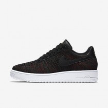 Chaussure Nike Air Force 1 Flyknit Low Pour Homme Lifestyle Noir/Or Métallique/Blanc/Noir_NO. 817419-005
