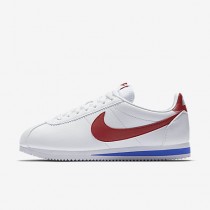 Chaussure Nike Classic Cortez Leather Pour Homme Lifestyle Blanc/Royal Éclatant/Rouge Intense_NO. 749571-154