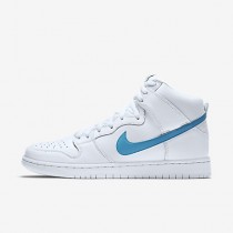 Chaussure Nike Sb Dunk High Pro Pour Homme Skateboard Blanc/Blanc/Blanc/Bleu Orion_NO. 881758-141