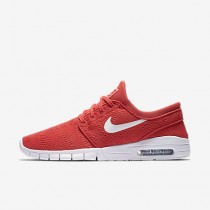 Chaussure Nike Sb Stefan Janoski Max Pour Homme Skateboard Rouge Piste/Blanc_NO. 631303-611