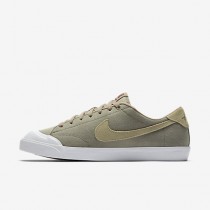 Chaussure Nike Sb Zoom All Court Ck Pour Homme Skateboard Kaki/Blanc/Gomme Marron Clair/Champignon_NO. 806306-221