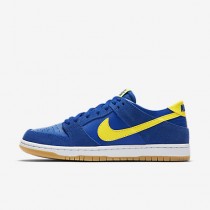 Chaussure Nike Sb Dunk Low Pro Pour Homme Skateboard Royal Éclatant/Blanc/Gomme Marron Clair/Éclair_NO. 854866-471