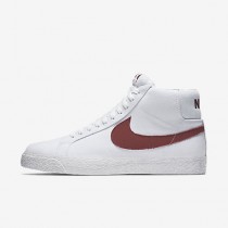 Chaussure Nike Sb Zoom Blazer Mid Canvas Pour Homme Skateboard Blanc/Cèdre_NO. 902662-169