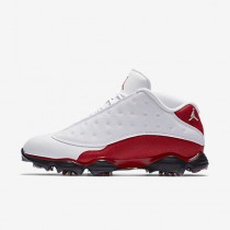 Chaussure Nike Air Jordan 13 Pour Homme Golf Blanc/Rouge Université/Blanc/Rouge Université_NO. 917719-101
