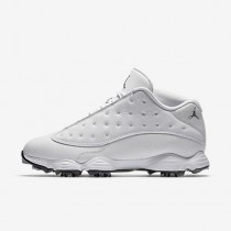 Chaussure Nike Air Jordan 13 Pour Homme Golf Blanc/Noir/Blanc/Noir_NO. 917719-102