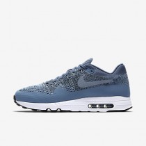 Chaussure Nike Air Max 1 Ultra 2.0 Flyknit Pour Homme Lifestyle Brouillard D'Océan/Bleu Mica/Noir/Brouillard D'Océan_NO. 875942-400