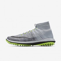 Chaussure Nike Flyknit Elite Pour Homme Golf Platine Pur/Gris Froid/Volt/Noir_NO. 844450-002