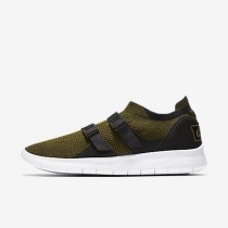 Chaussure Nike Air Sock Racer Ultra Flyknit Pour Homme Lifestyle Flak Olive/Noir/Blanc/Flak Olive_NO. 898022-002