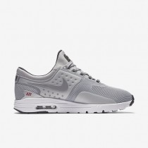 Chaussure Nike Air Max Zero Pour Femme Lifestyle Argent Métallique/Rouge Université/Noir/Argent Métallique_NO. 863700-002