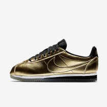 Chaussure Nike Classic Cortez Leather Se Pour Femme Lifestyle Or Métallique/Blanc/Noir/Or Métallique_NO. 902854-700