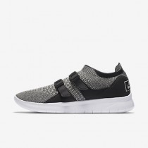 Chaussure Nike Air Sock Racer Ultra Flyknit Pour Homme Lifestyle Noir/Noir/Blanc/Gris Pâle_NO. 898022-004