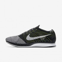 Chaussure Nike Flyknit Racer Pour Femme Lifestyle Noir/Blanc/Blanc_NO. 526628-011