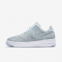 Chaussure Nike Air Force 2 Flyknit Low Pour Femme Lifestyle Bleu Glacier/Blanc/Vert Vapeur/Bleu Glacier_NO. 820256-400