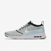 Chaussure Nike Air Max Thea Ultra Flyknit Pour Femme Lifestyle Bleu Glacier/Noir/Blanc_NO. 881175-400
