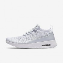 Chaussure Nike Air Max Thea Ultra Flyknit Pour Femme Lifestyle Platine Pur/Blanc/Gris Loup/Platine Pur_NO. 881175-002