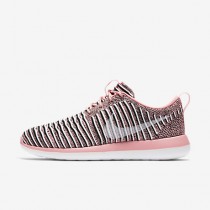 Chaussure Nike Roshe Two Flyknit Pour Femme Lifestyle Melon Brillant/Noir/Blanc_NO. 844929-801