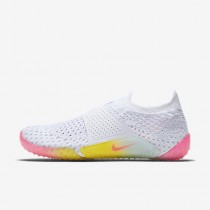 Chaussure Nike Lab City Knife 3 Flyknit Pour Femme Lifestyle Blanc/Platine Pur/Bleu Glacier/Rose Coureur_NO. 896284-100