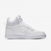 Chaussure Nike Court Borough Mid Pour Femme Lifestyle Blanc/Blanc/Blanc_NO. 844906-110