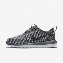 Chaussure Nike Roshe Two Flyknit Pour Femme Lifestyle Gris Foncé/Platine Pur/Gris Foncé_NO. 844929-002