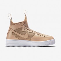 Chaussure Nike Air Force 1 Ultraforce Mid Pour Femme Lifestyle Brun Vachette/Blanc/Brun Vachette_NO. 864025-200