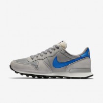 Chaussure Nike Internationalist Pour Homme Lifestyle Argent Mat/Voile/Noir/Bleu Étincelle_NO. 828041-004