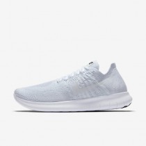 Chaussure Nike Free Rn Flyknit 2017 Pour Femme Running Blanc/Platine Pur/Noir/Blanc_NO. 880844-100