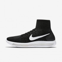 Chaussure Nike Lunarepic Flyknit Pour Femme Running Noir/Anthracite/Volt/Blanc_NO. 818677-007