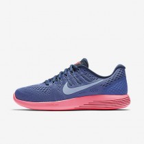 Chaussure Nike Lunarglide 8 Pour Femme Running Bleu Lune/Rose Coureur/Marine Arsenal/Bleu Arsenal Clair_NO. 843726-408