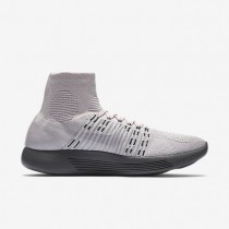Chaussure Nike Lunarepic Flyknit Pour Femme Running Rose Perle/Gris Foncé/Voile/Platine Pur_NO. 831112-600