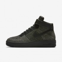 Chaussure Nike Air Force 1 Ultra Flyknit Pour Homme Lifestyle Vert Feuille De Palmier/Blanc/Noir_NO. 817420-301