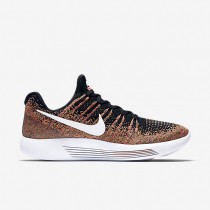 Chaussure Nike Lunarepic Low Flyknit 2 Pour Femme Running Noir/Rouge Cocktail/Bleu Université/Blanc_NO. 863780-006