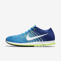 Chaussure Nike Zoom Flyknit Streak Pour Femme Running Bleu Rayonnant/Bleu Royal Profond/Vert Ombre/Blanc_NO. 835994-414