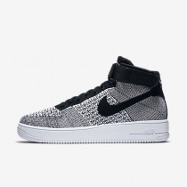 Chaussure Nike Air Force 1 Ultra Flyknit Pour Homme Lifestyle Noir/Blanc/Noir_NO. 817420-005